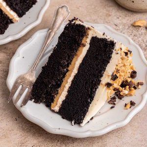 Eliza's Chocolate Peanut Butter Cake