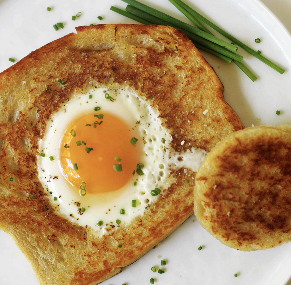 Jamie's Eggs in a Basket