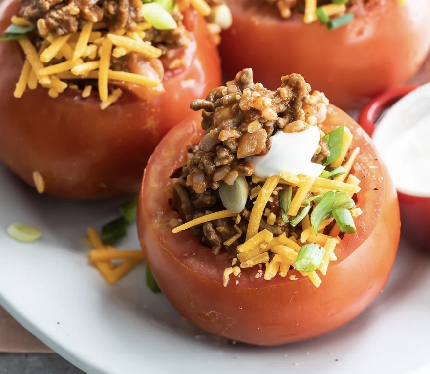 Jamie's Taco Stuffed Tomatoes