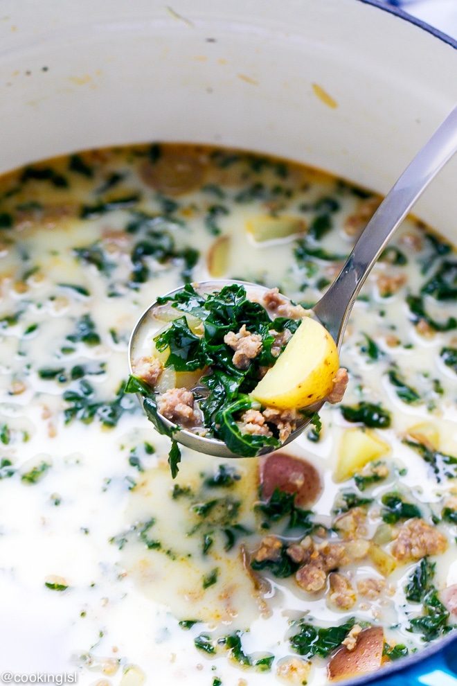 Kale Potato Sausage Soup
