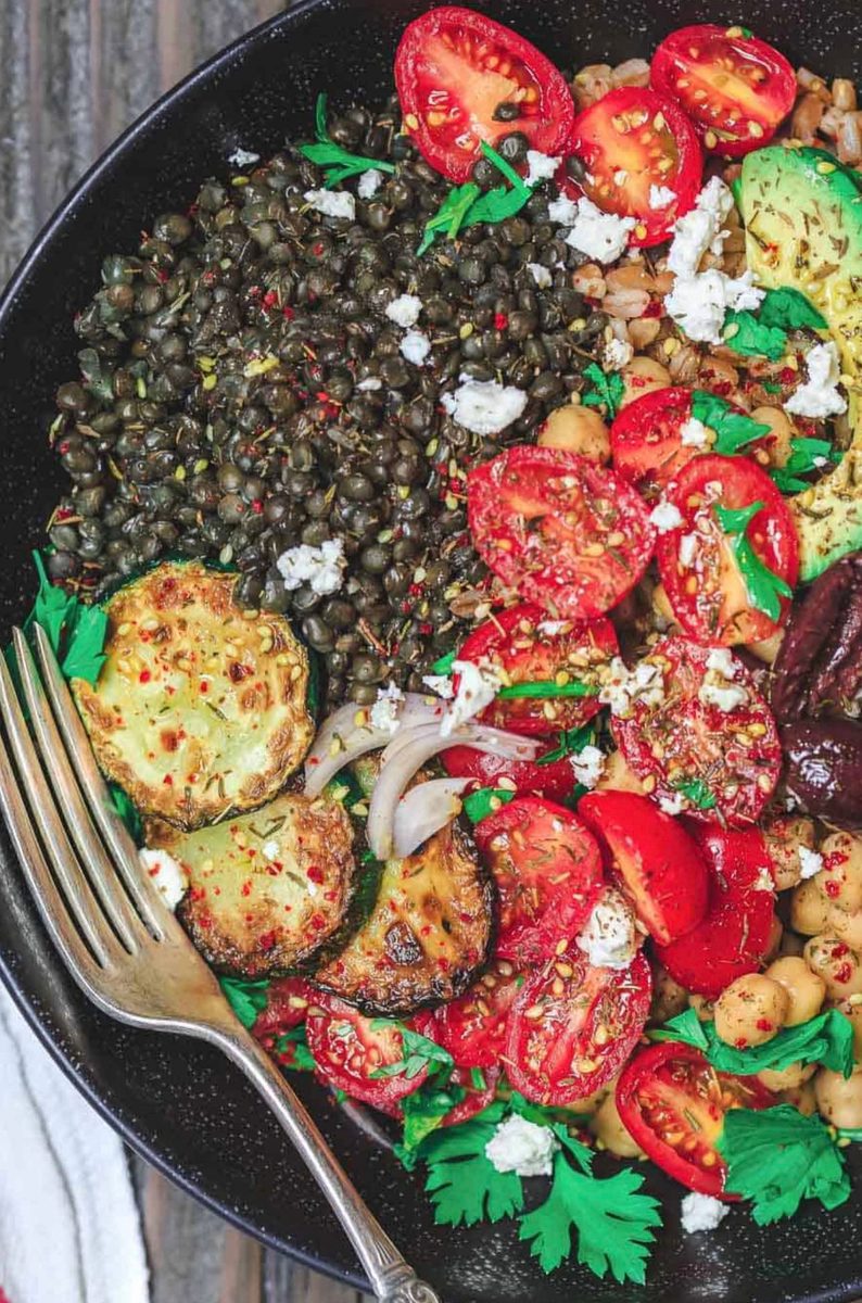 Mediterranean Style Grain Bowls