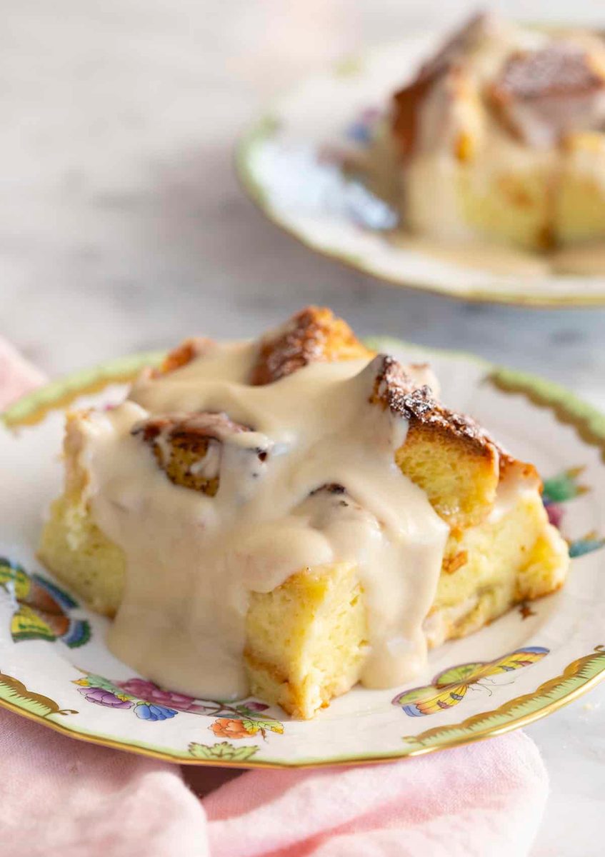 Susan's Bread Pudding with Vanilla Sauce